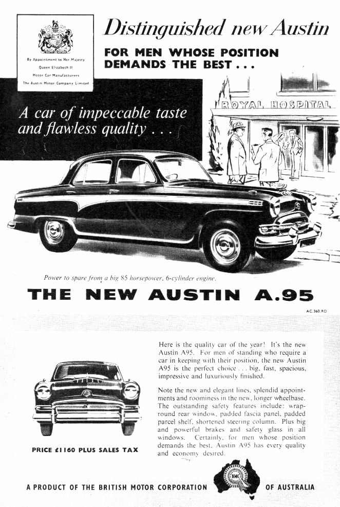 1957 Austin A95 Westminster Six BMC